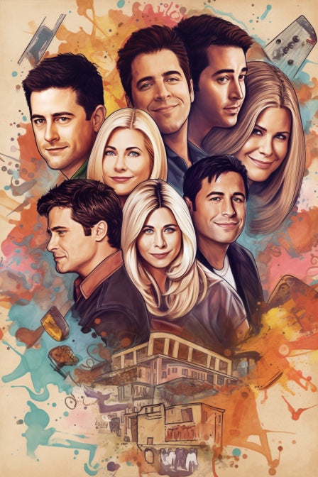 Friends TV Show Poster – Pictogs
